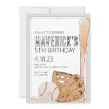 Einladung Baseball zum Geburtstag