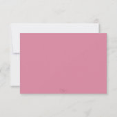 Einladung Bat Mitzvah Pink Roses RSVP Karte (Vorderseite)