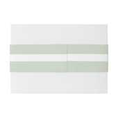 Einladung Bauchband Bauchdeckelband Einladungsbanderole (Rückseitenbeispiel)