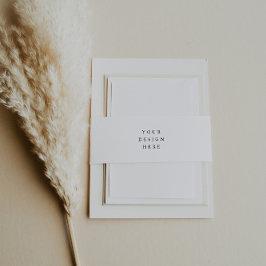 Einladung Bauchbanddruck Einladungsbanderole