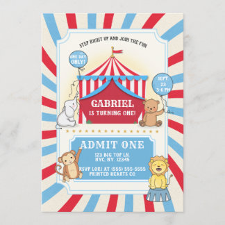 Einladung bei Tieren | Red White Blue