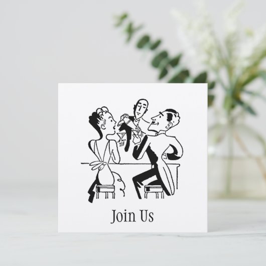 Einladung bei uns (Stehend Vorderseite)