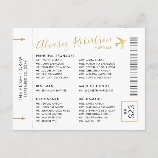 Einladung Beifügen Sponsoren Entourage-Thema Reise (Vorderseite)