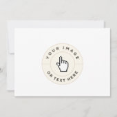 Einladung - Benutzerdefiniert (Bild/Text hinzufüge (Vorderseite)