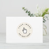 Einladung - Benutzerdefiniert (Bild/Text hinzufüge (Stehend Vorderseite)