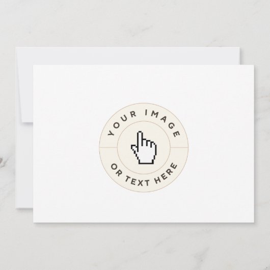 Einladung - Benutzerdefiniert (Bild/Text hinzufüge (Rückseite)