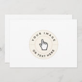 Einladung - Benutzerdefiniert (Bild/Text hinzufüge (Vorne/Hinten)