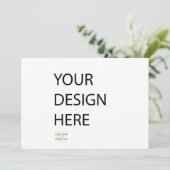 Einladung, benutzerdefinierter Ausdruck Einladung (Stehend Vorderseite)