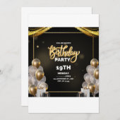 EINLADUNG BIRTHDAT 19. (Vorne/Hinten)