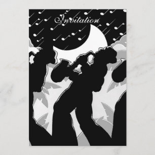 Einladung Black and White Jazz