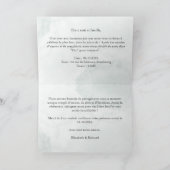 Einladung "Blaublüten" (Innenseite)