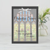 Einladung - Bleiglas (Stehend Vorderseite)