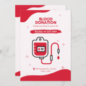 Einladung Blutspendetag (Vorne/Hinten)