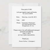 Einladung Brauch 1963 Gals Einladung (Rückseite)