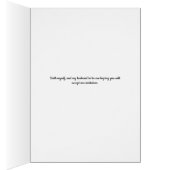 Einladung Bridesmaid Karte anfordern Rosa Blume (Innen (Rechts))