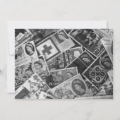 Einladung britischer Vintager Briefmarke (Vorderseite)