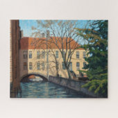 Einladung Brügge Canel beeindruckende Ölgemälde Puzzle (Horizontal)