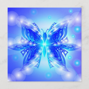 Einladung Butterfly Abstrakt