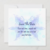 Einladung Butterfly Abstrakt (Rückseite)