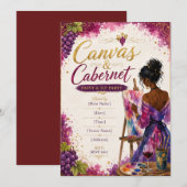 Einladung Canva & Cabernet (Vorne/Hinten)