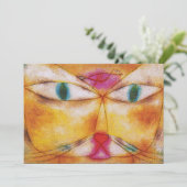 Einladung: Cat & Bird von Paul Klee - Anpassbar Einladung (Stehend Vorderseite)