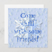 Einladung - "Chill" mit Freunden (Vorne/Hinten)
