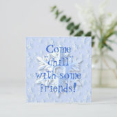 Einladung - "Chill" mit Freunden (Stehend Vorderseite)