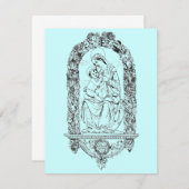 Einladung christlicher Symbole (Vorne/Hinten)