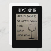 EINLADUNG "CHRISTMAS COCKTAIL PARTY" (Vorne/Hinten)