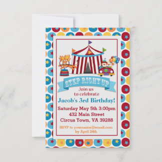 Einladung Circus Birthday