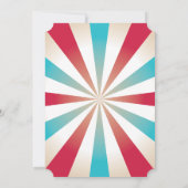 Einladung Circus Birthday (Rückseite)