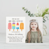 Einladung cooler Population zum Geburtstag (Stehend Vorderseite)