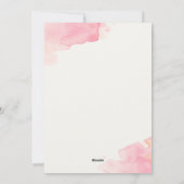 Einladung "Coquelicots" (Rückseite)