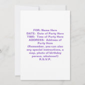 Einladung - Cowboy Boots Mitternacht (Rückseite)