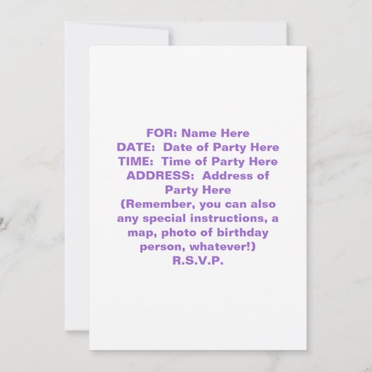 Einladung - Cowboy Boots Mitternacht (Rückseite)