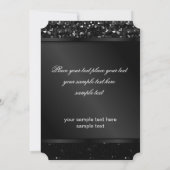 Einladung Crystal Bling Strass (Rückseite)