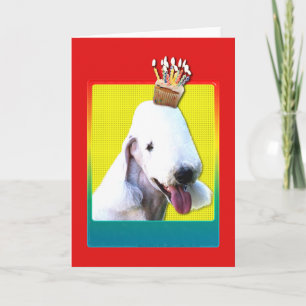 Einladung Cupcake - Bedlington Terrier