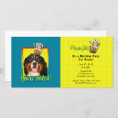 Einladung Cupcake - Berner Hund (Vorne/Hinten)