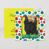 Einladung Cupcake - Cairn Terrier - Rosco (Vorne/Hinten)