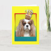 Einladung Cupcake - Cavalier - Blenheim (Vorderseite)