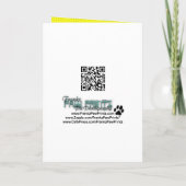 Einladung Cupcake - West Highland Terrier (Rückseite)