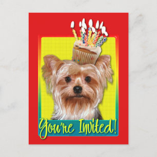 Einladung Cupcake - Yorkshire Terrier