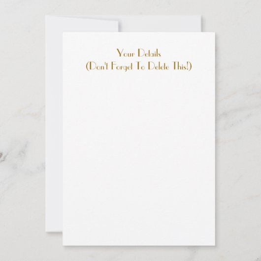 Einladung DAISY BLUME (Rückseite)