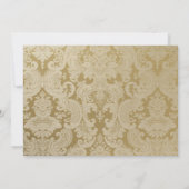 Einladung Damask zum Goldenen Jubiläum (Rückseite)