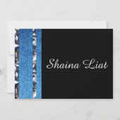 Einladung Denim & Diamonds III (Rückseite)