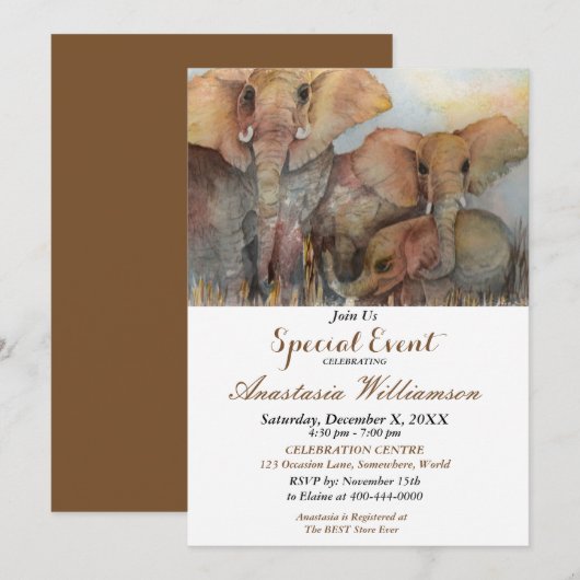 EINLADUNG DER 10. GEBURTSTAG (Vorne/Hinten)