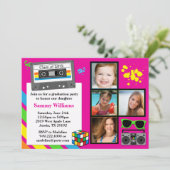 Einladung der 80er Jahre zur Graduation Party-Klas (Stehend Vorderseite)