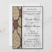 Einladung der Aborigine-Wedding Eora (Vorderseite)