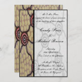 Einladung der Aborigine-Wedding Eora (Vorne/Hinten)