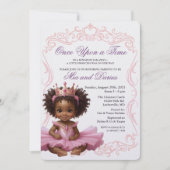 Einladung der afrikanischen amerikanischen Princes (Vorderseite)